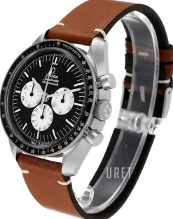 Speedmaster Moonwatch Svart/Läder Ø42 mm