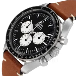 Speedmaster Moonwatch Svart/Läder Ø42 mm