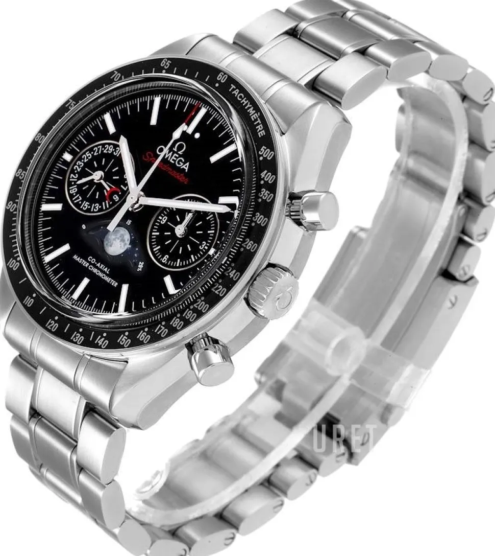Speedmaster Moonwatch Svart/Stål Ø44.25 mm