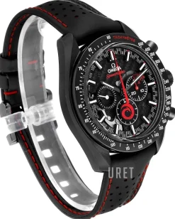 Speedmaster Moonwatch Svart/Gummi Ø44.25 mm