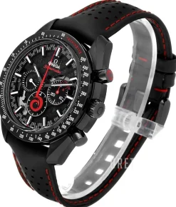 Speedmaster Moonwatch Svart/Gummi Ø44.25 mm