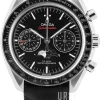 Speedmaster Moonwatch Svart/Läder Ø44.25 mm