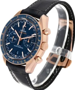 Speedmaster Racing Blå/Läder Ø44.25 mm