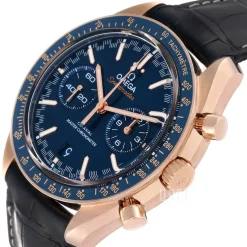 Speedmaster Racing Blå/Läder Ø44.25 mm