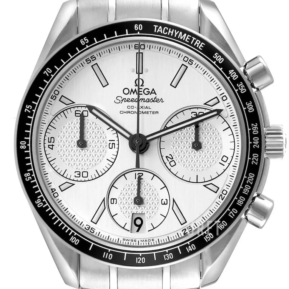 Speedmaster Racing Co-Axial Chronograph 40mm Vit/Stål Ø40 mm