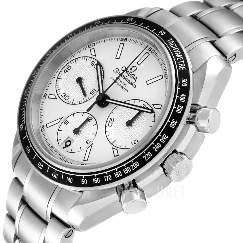 Speedmaster Racing Co-Axial Chronograph 40mm Vit/Stål Ø40 mm