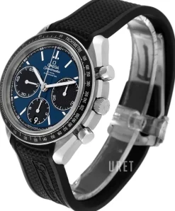 Speedmaster Racing Co-Axial Chronograph 40mm Blå/Gummi Ø40 mm