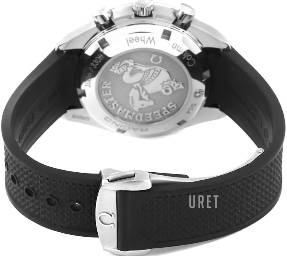 Speedmaster Racing Co-Axial Chronograph 40mm Blå/Gummi Ø40 mm