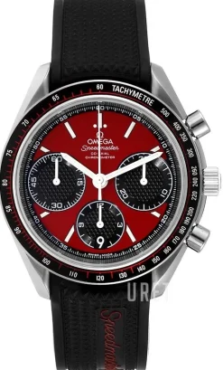 Speedmaster Racing Co-Axial Chronograph 40mm Röd/Stål Ø40 mm