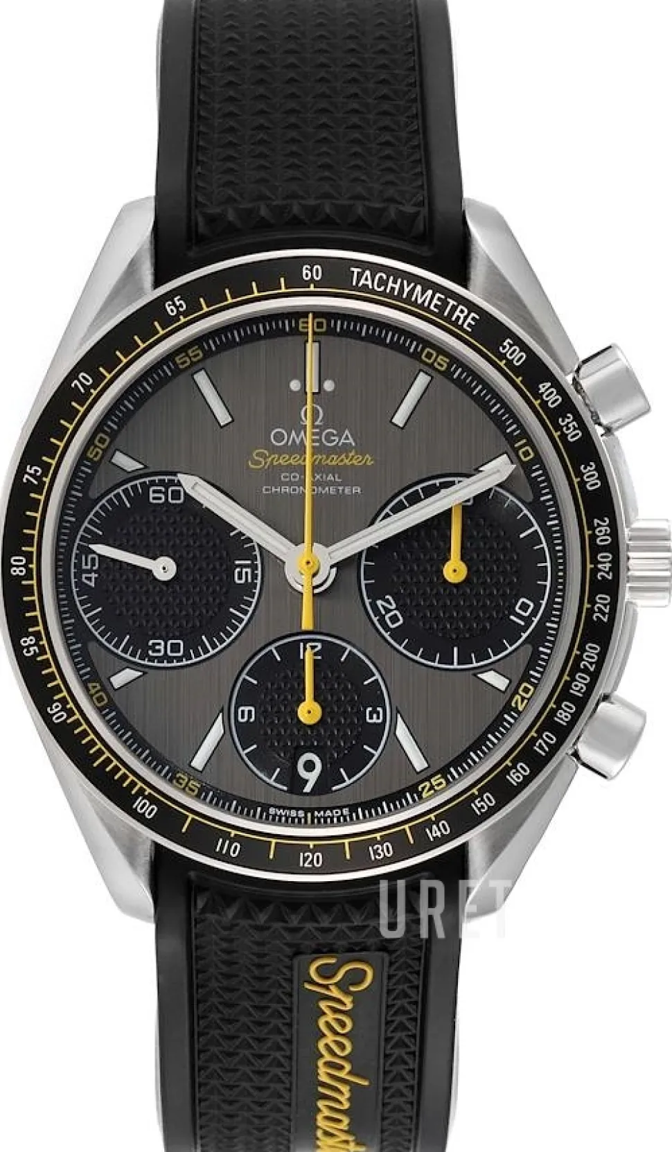 Speedmaster Racing Co-Axial Chronograph 40mm Grå/Gummi Ø40 mm