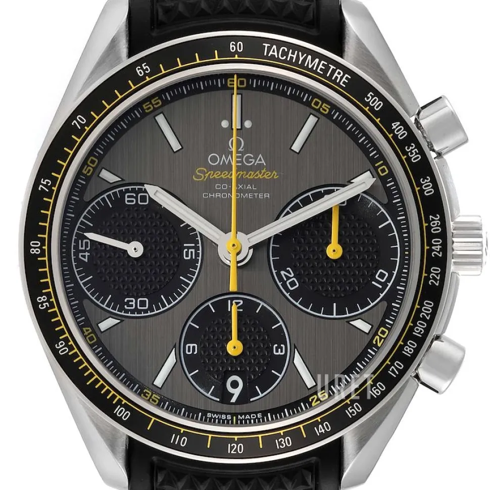 Speedmaster Racing Co-Axial Chronograph 40mm Grå/Gummi Ø40 mm