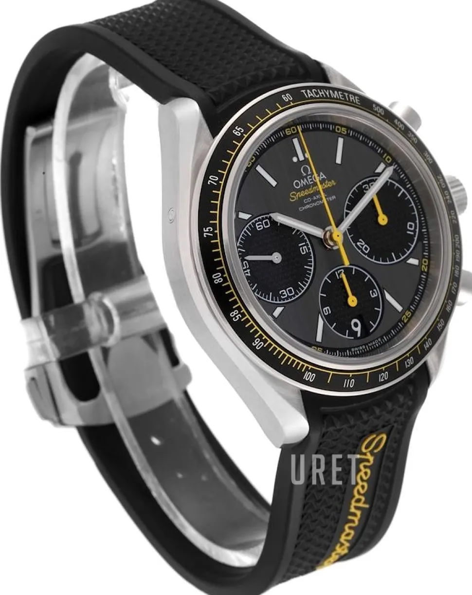 Speedmaster Racing Co-Axial Chronograph 40mm Grå/Gummi Ø40 mm
