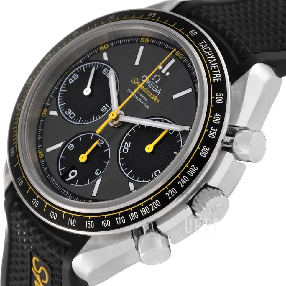 Speedmaster Racing Co-Axial Chronograph 40mm Grå/Gummi Ø40 mm