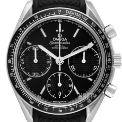 Speedmaster Racing Co-Axial Chronograph 40mm Svart/Gummi Ø40 mm