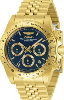 Speedway Blå/Gulguldtonat stål Ø39.5 mm