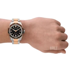 Spencer Svart/Roséguldstonat stål Ø44 mm