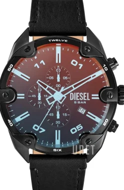 Spiked Svart/Läder Ø49 mm