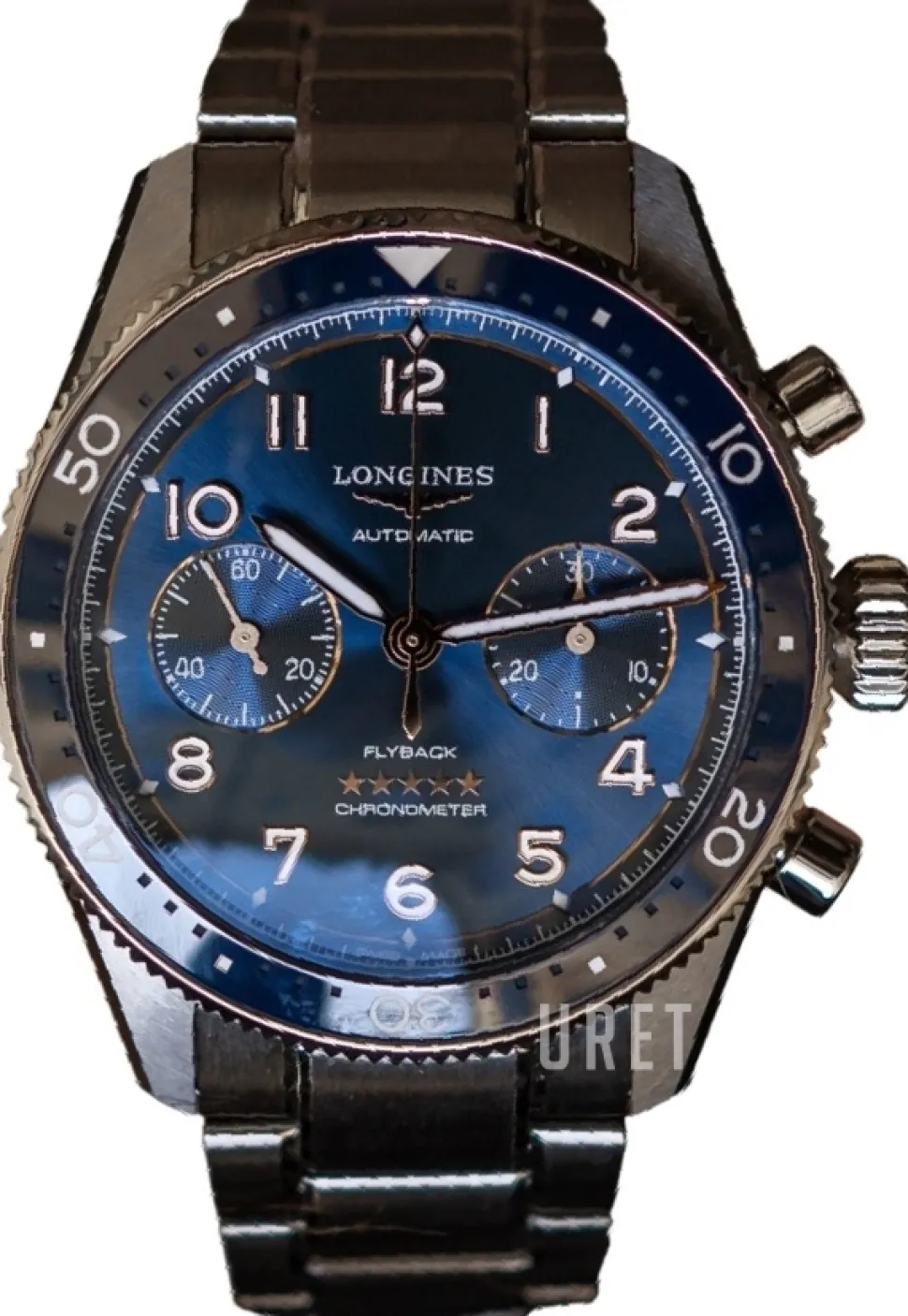 Spirit Flyback Blå/Stål Ø42 mm