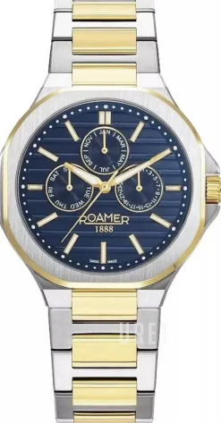 Spirit Of Time Blå/Gulguldtonat stål Ø42 mm