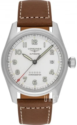 Spirit Silverfärgad/Läder Ø40 mm