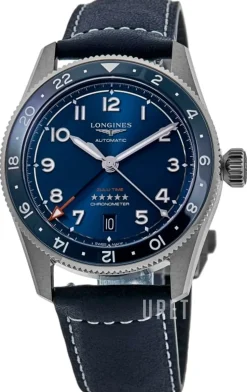 Spirit Zulu Time Blå/Läder Ø39 mm