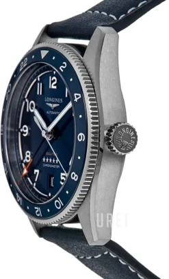 Spirit Zulu Time Blå/Läder Ø39 mm