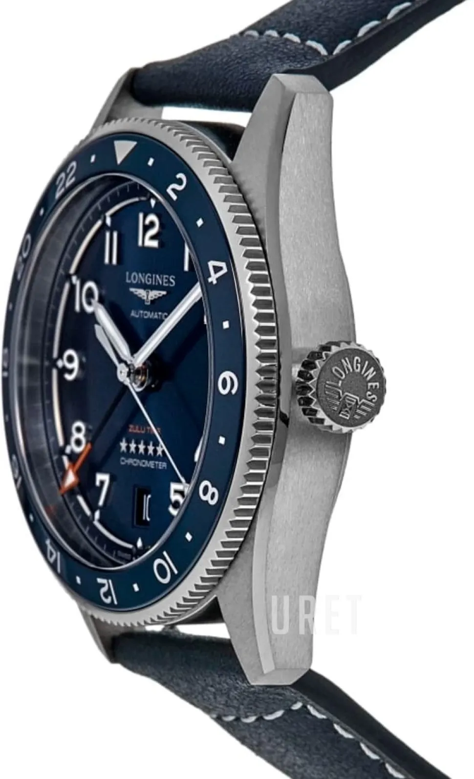 Spirit Zulu Time Blå/Läder Ø39 mm