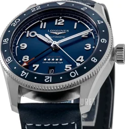 Spirit Zulu Time Blå/Läder Ø39 mm