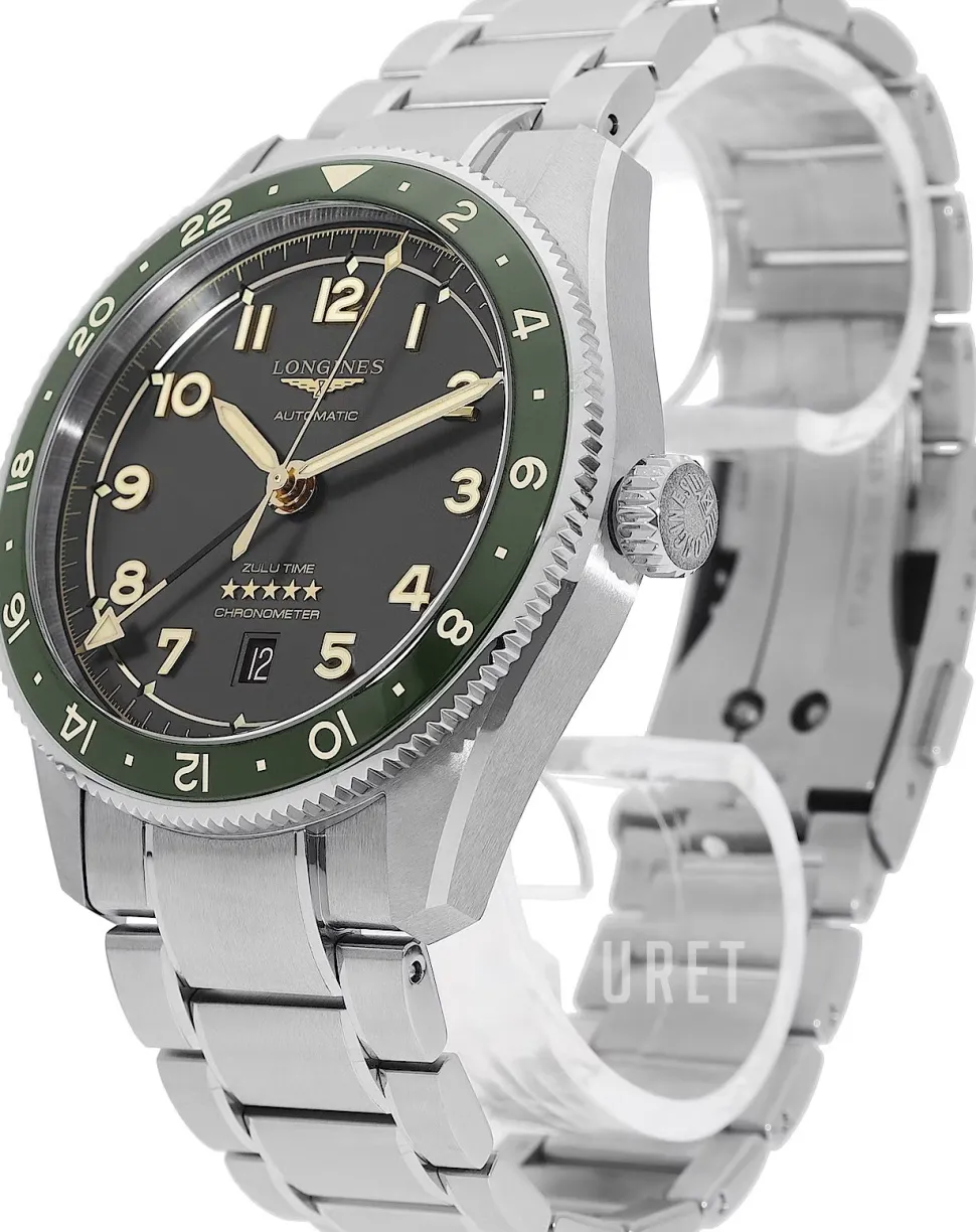 Spirit Zulu Time Grön/Stål Ø42 mm