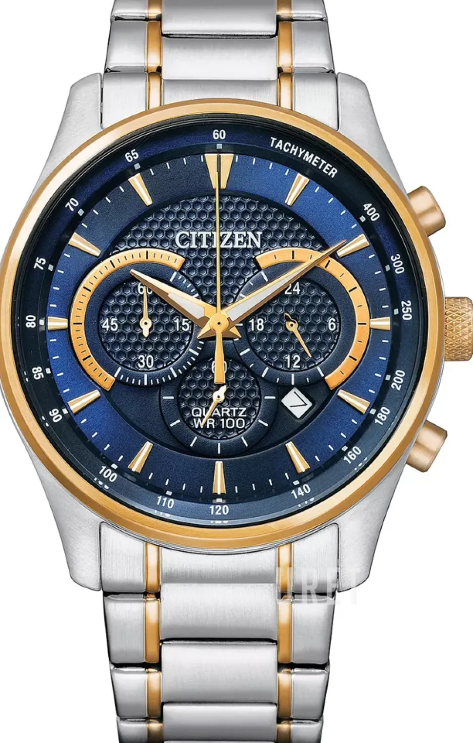 Sport Blå/Gulguldtonat stål Ø42 mm