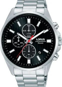 Sport Svart/Stål Ø43 mm