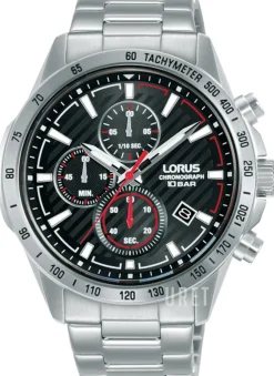 Sport Svart/Stål Ø43 mm