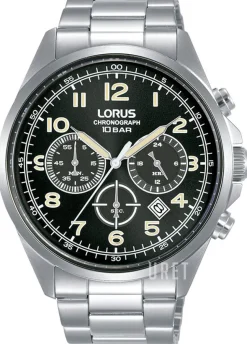 Sport Svart/Stål Ø43 mm