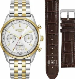 Sportivo Silverfärgad/Gulguldtonat stål Ø43 mm