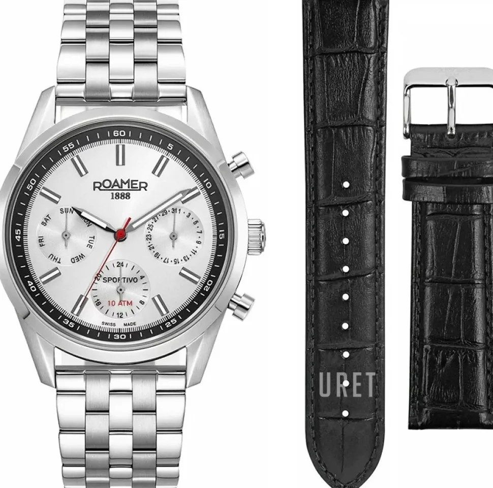 Sportivo Silverfärgad/Stål Ø43 mm