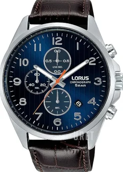 Sports Blå/Läder Ø43 mm