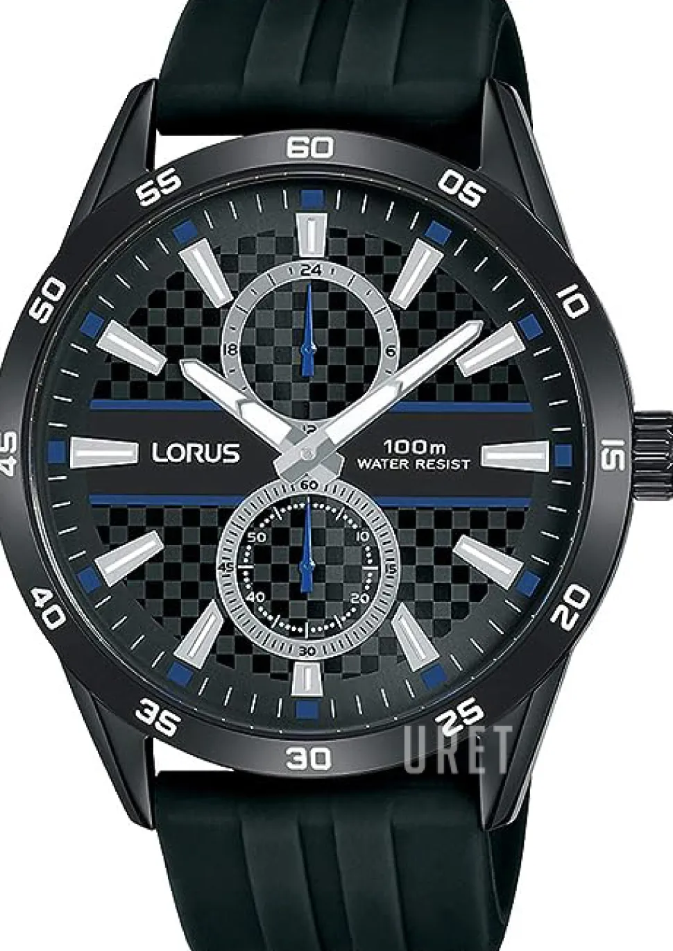 Sports Svart/Gummi Ø43 mm