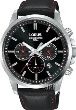 Sports Svart/Läder Ø43 mm