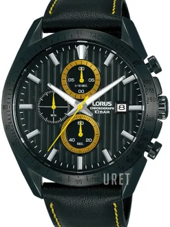 Sports Svart/Läder Ø45 mm