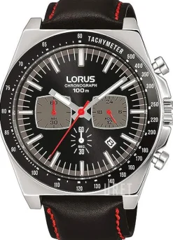 Sports Svart/Läder Ø46 mm