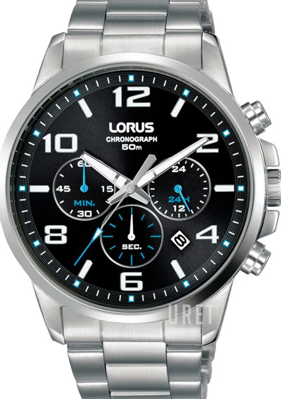 Sports Svart/Stål Ø44 mm