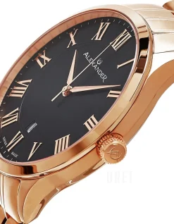 Statesman Svart/Roséguldstonat stål Ø42 mm