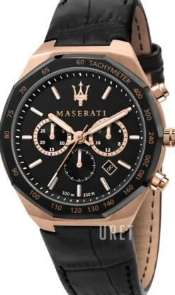 Stile Svart/Läder Ø45 mm