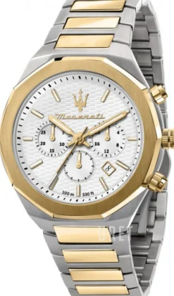 Stile Vit/Gulguldtonat stål Ø45 mm