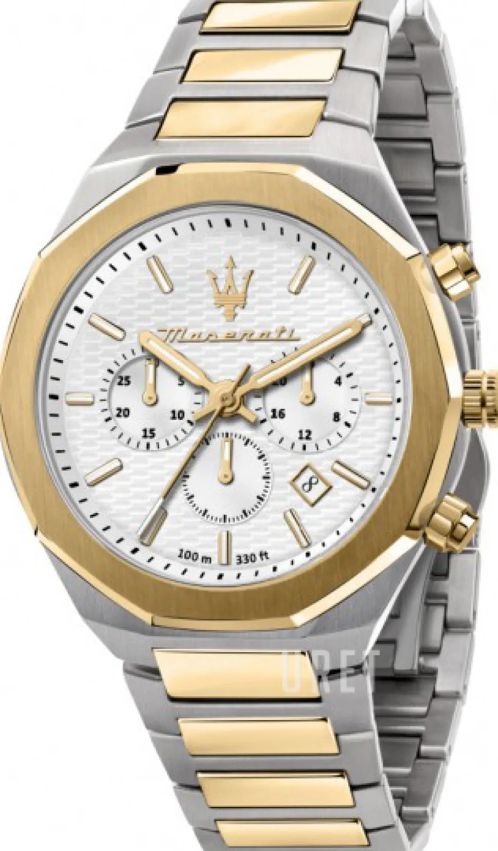 Stile Vit/Gulguldtonat stål Ø45 mm