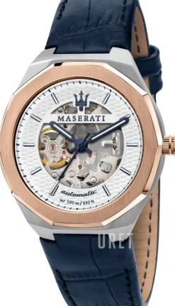 Stile Vit/Läder Ø42 mm