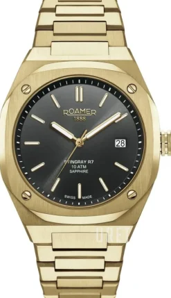 Stingray R7 Svart/Gulguldtonat stål Ø41 mm