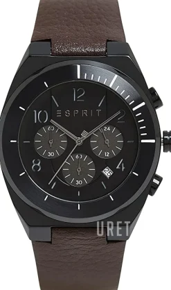 Strike Svart/Läder Ø44 mm