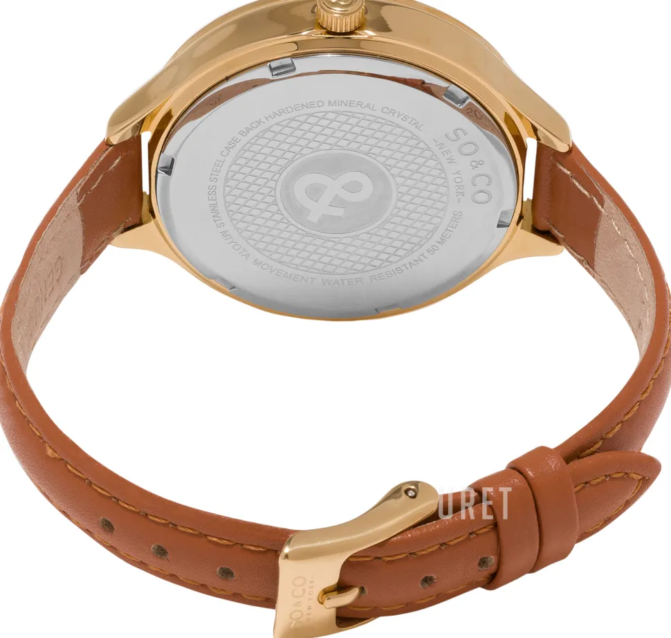 Studio Champagnefärgad/Läder Ø38 mm