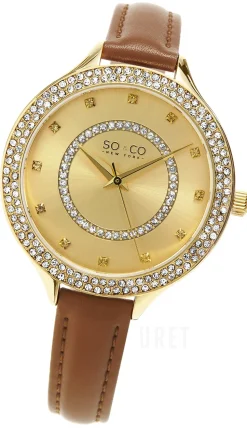 Studio Guld/Läder Ø38 mm